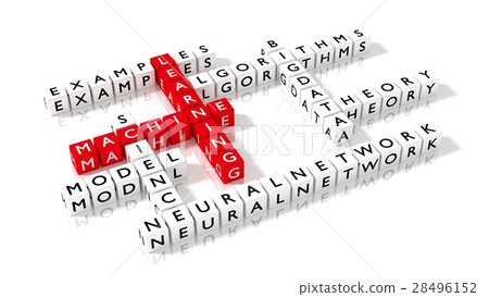 Crossword puzzle showing machine learning Crossword puzzle showing machine learning 28496152