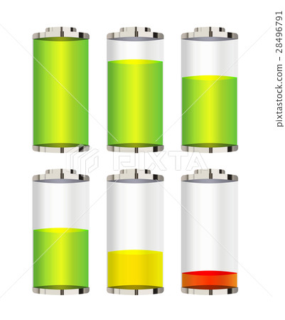 set of a battery level vector set of a battery level vector 28496791