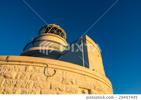 Morning glow of Kashinazaki Lighthouse 28497495