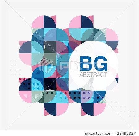 Vector geometric circle abstract background Vector geometric circle abstract background 28499827