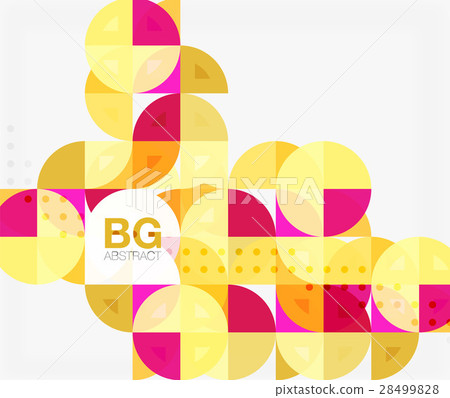Vector geometric circle abstract background Vector geometric circle abstract background 28499828