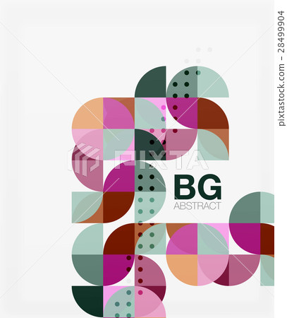 Circle concept composition on white 28499904