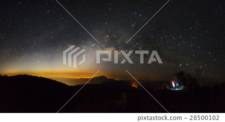 Milky Way Galaxy at Doi inthanon Chiang mai Milky Way Galaxy at Doi inthanon Chiang mai 28500102