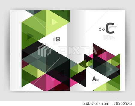 Modern business brochure or leaflet print cover 28500526