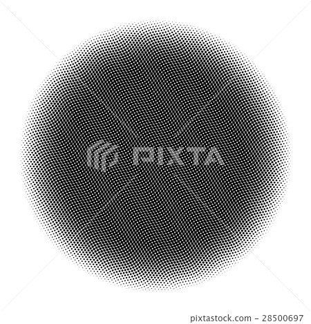 Halftone circles, halftone dot pattern Vector - Stock Illustration ...