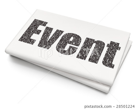 Entertainment, concept: Event on Blank Newspaper 28501224