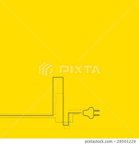 Abstract background with plug Abstract background with plug 28501229