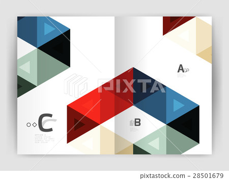 Print template modern elegant background triangle 28501679