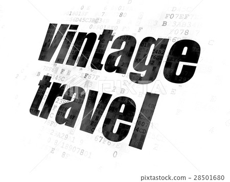 Tourism concept: Vintage Travel on Digital Tourism concept: Vintage Travel on Digital 28501680