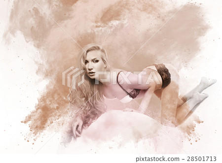 Seductive young woman Seductive young woman 28501713