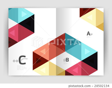 Print template modern elegant background triangle 28502134