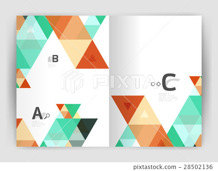 Print template modern elegant background triangle Print template modern elegant background triangle 28502136