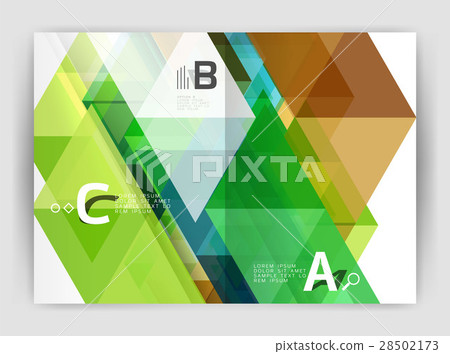 Print template modern elegant background triangle 28502173
