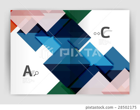Print template modern elegant background triangle 28502175