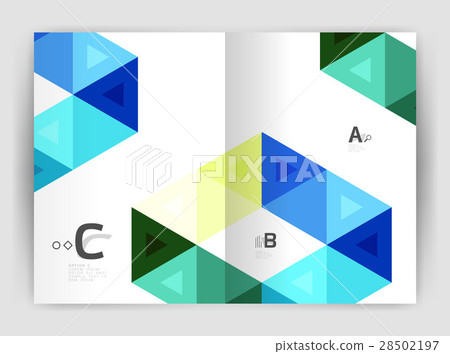 Print template modern elegant background triangle Print template modern elegant background triangle 28502197