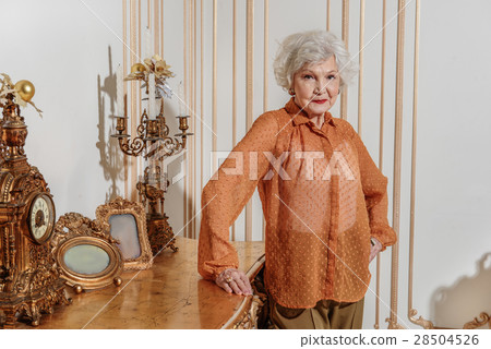 Rich senior lady is proud of her gorgeous Rich senior lady is proud of her gorgeous 28504526