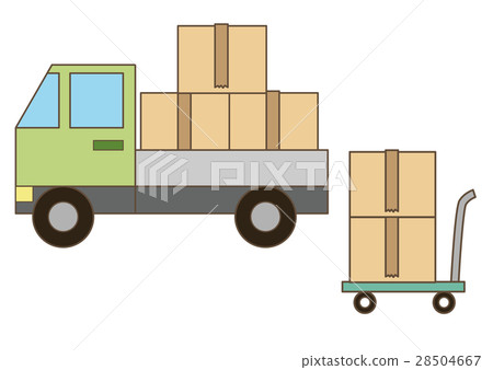 Luggage and truck Luggage and truck 28504667