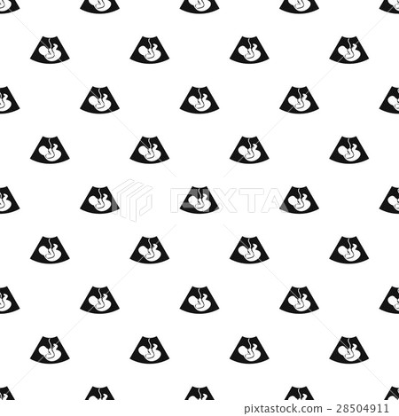 Ultrasound fetus pattern, simple style 28504911