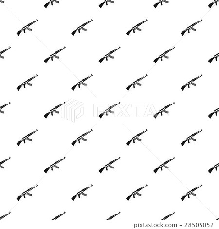 Kalashnikov machine pattern, simple style 28505052