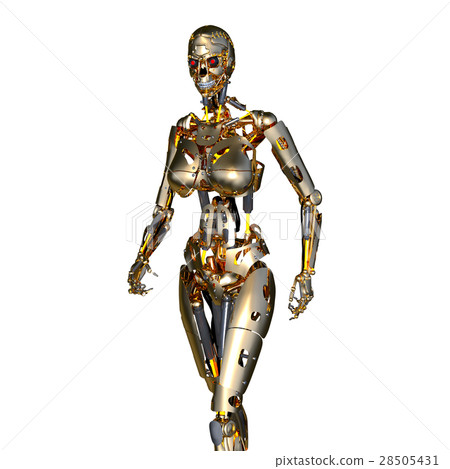 Female robot Female robot 28505431