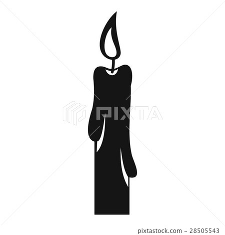 Candle icon, simple style Candle icon, simple style 28505543