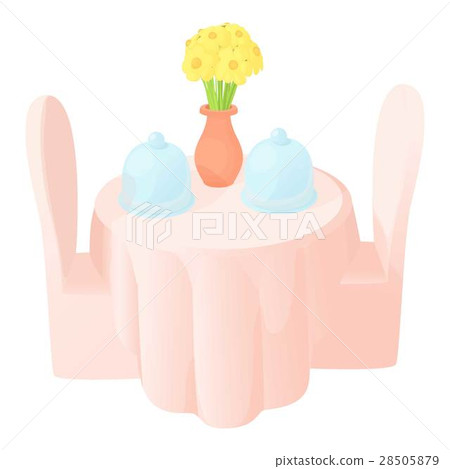 Restaurant icon, cartoon style 28505879