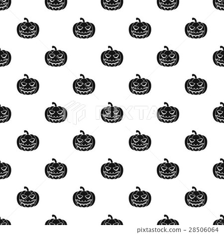 Halloween pumpkin pattern, simple style 28506064