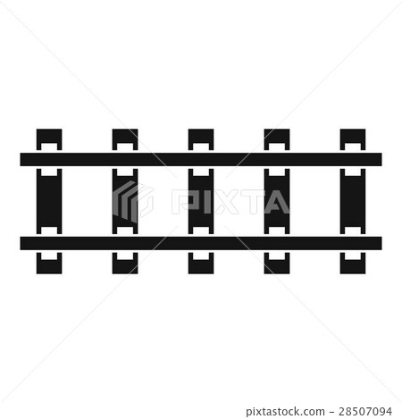 Railway icon, simple style 28507094