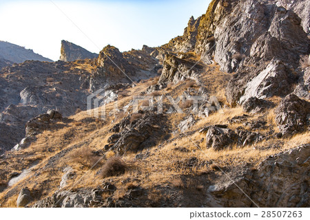 Desolated area of rocky mountain 28507263