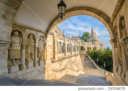 Fisherman Bastion gate, Budapest, Hungary 28509679