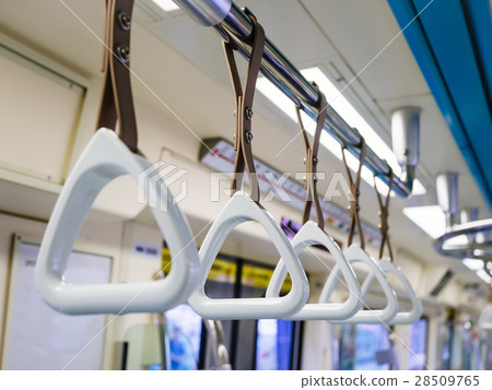 Handrails in subway City Public Transportation 28509765