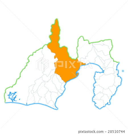 靜岡市和靜岡縣地圖 28510744