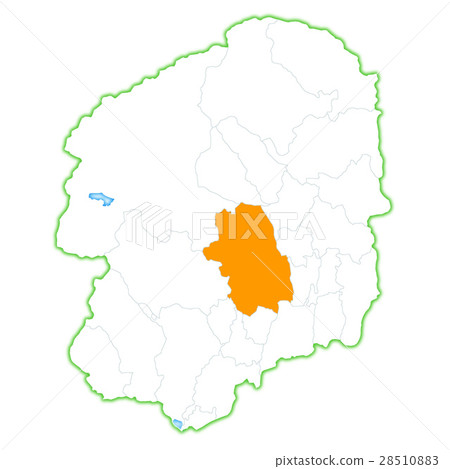 Utsunomiya City and Tochigi Prefecture Map 28510883