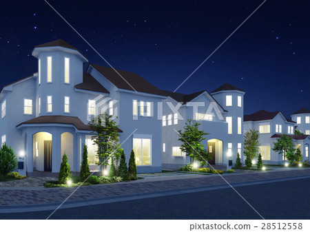 Townscape Night view Townscape Night view 28512558