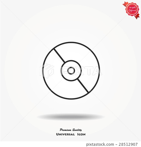 Compact disc vector icon Compact disc vector icon 28512907