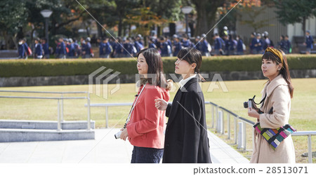 Tourist women Hiroshima Peace Memorial Park 28513071