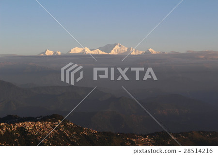 India Darjeeling from Tiger Hill looking for Himalayan mountain range 28514216