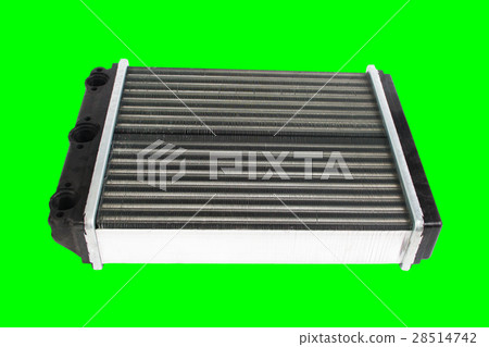 Car radiator isolated over white background Car radiator isolated over white background 28514742