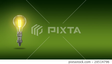 Light bulb lamps. 3D rendering 28514796