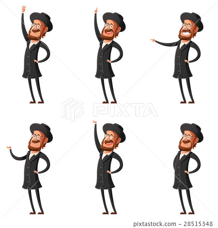 Set of jew cartoon icons2 Set of jew cartoon icons2 28515348