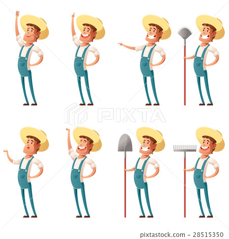 Set of farmer icons 28515350