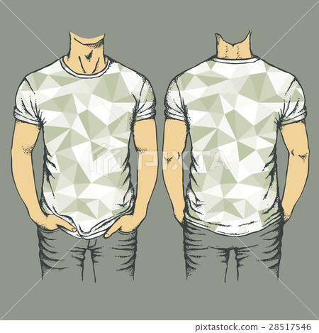 Vector gray t-shirts templates 28517546