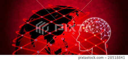Artificial intelligence _ Illustration _ Earth Artificial intelligence _ Illustration _ Earth 28518841