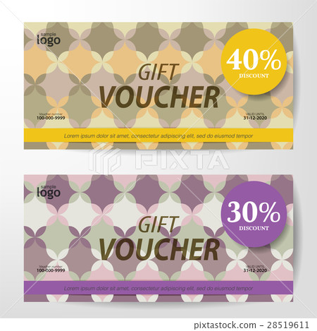 Premium Gift Voucher Template vector illustration Premium Gift Voucher Template vector illustration 28519611