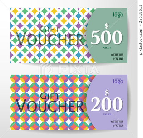 Premium Gift Voucher Template vector illustration Premium Gift Voucher Template vector illustration 28519613