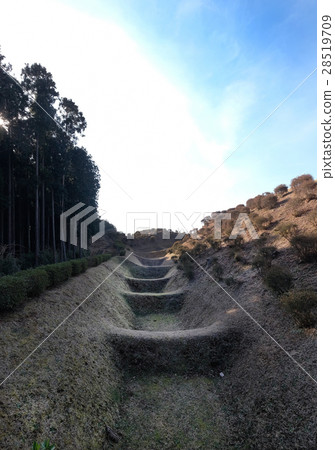 [National Historic Site, 100 Famous Castles in Japan] Yamanaka Castle Furabori 28519709
