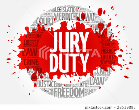 Jury Duty word cloud 28519893