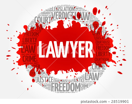 Lawyer word cloud 28519901