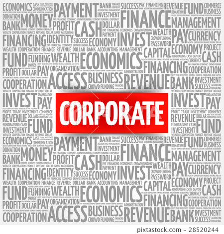 CORPORATE word cloud CORPORATE word cloud 28520244