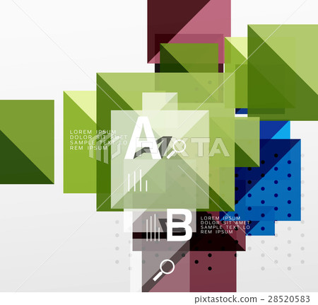 Square infographic banner. Square infographic banner. 28520583